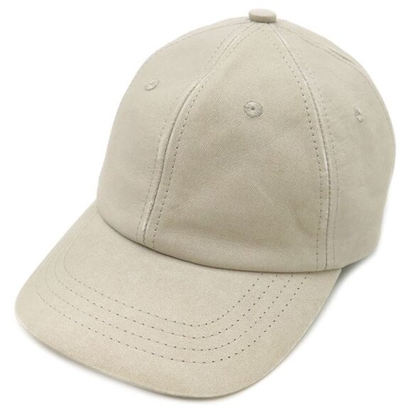 Bottega Veneta Cap Chino Print Nubuckles Cles Leather Light Beige S Hat Light main image 5
